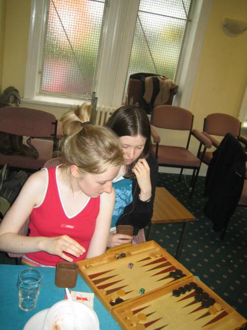 Sideways backgammon